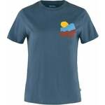 Fjällräven Nature T-Shirt W Indigo Blue L Majica na prostem