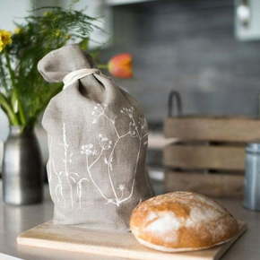 Helen Round Vrečka za kruh iz blaga - Hedgerow Design - Natural