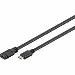 Goobay kabel USB-C TO USB-C, 1 m, črn