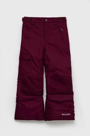 Otroške smučarske hlače Columbia vijolična barva - vijolična. Otroški Smučarske hlače iz kolekcije Columbia. Model izdelan iz vodoodpornega materiala.