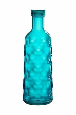 Steklenica J-Line Hammered - turkizna. Steklenica iz kolekcije J-Line. Model izdelan iz plastike.