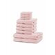 Komplet brisač Marina 10-pack - roza. Komplet brisač iz kolekcije home &amp; lifestyle. Model izdelan iz tekstilnega materiala.