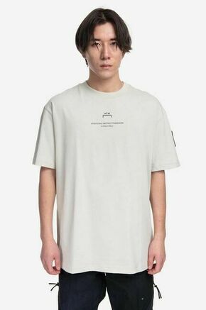 Bombažna kratka majica A-COLD-WALL* Brutalist SS T-Shirt siva barva - siva. Kratka majica iz kolekcije A-COLD-WALL*. Model izdelan iz bombažne pletenine.