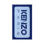 Brisača za plažo Kenzo Klabel 90 x 160 cm - modra. Brisača za na plažo iz kolekcije Kenzo. Model izdelan iz tekstilnega materiala.