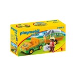 Playmobil vozilo za živalski vrt z nosorogom (70182)