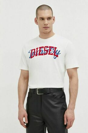 Bombažna kratka majica Diesel moški