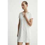 Obleka UGG bela barva, 1152864 - bela. Obleka iz kolekcije UGG. Model izdelan iz enobarvne pletenine. Model iz izjemno udobne tkanine z visoko vsebnostjo bombaža.