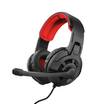 Trust GXT 411 Radius gaming slušalke, 3.5 mm, črna/črno-rdeča, 108dB/mW, mikrofon