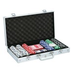 NEW Set za poker Aktovka Aluminij 300 Kosi