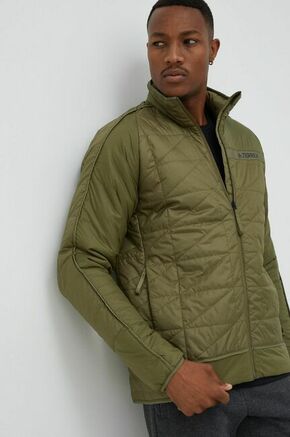 Športna jakna adidas TERREX Multi zelena barva - zelena. Športna jakna iz kolekcije adidas TERREX. Delno podložen model