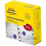 Avery Zweckform okrogle markirne etikete 3853, temno modre, premer 10 mm