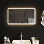 vidaXL LED kopalniško ogledalo 70x40 cm