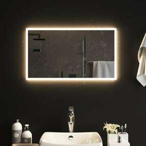 VidaXL LED kopalniško ogledalo 70x40 cm