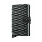 Usnjena denarnica Secrid Cubic Black-Titanium črna barva - črna. Mala denarnica iz kolekcije Secrid. Model izdelan iz kombinacije naravnega usnja in kovine.
