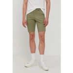 Kratke hlače Lyle &amp; Scott moške, zelena barva - zelena. Kratke hlače iz kolekcije Lyle &amp; Scott. Model izdelan iz enobarvnega materiala.