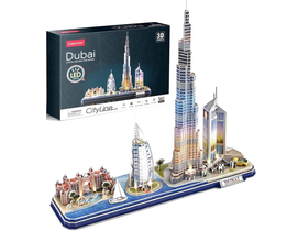 Puzzle 3D Dubaj / led - 182 kosov