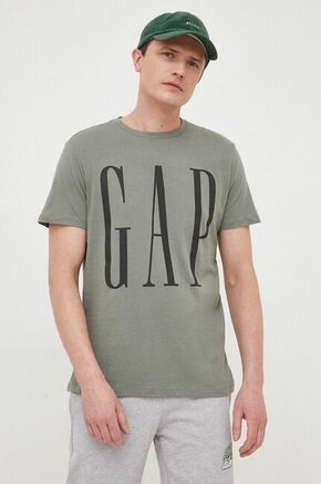 Gap Majica z logotipom GAP Zelena GAP_610134-01 S