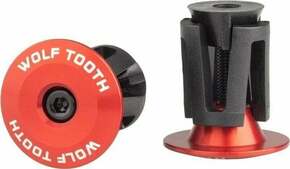 Wolf Tooth Alloy Bar End Plugs Red Ročke