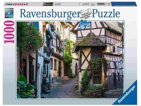 Ravensburger 1000 delna sestavljanka Uličice v mestu Egnisheim v Alzaciji 152575