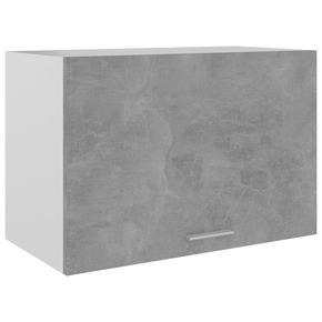 Shumee Viseča omarica betonsko siva 60x31x40 cm iverna plošča