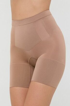 Spanx kratke hlače za oblikovanje postave Oncore Mid-Thigh - bež. Kratke hlače za oblikovanje postave iz kolekcije Spanx. Model izdelan iz elastične
