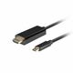slomart kabel usb c v hdmi lanberg ca-cmhd-10cu-0018-bk