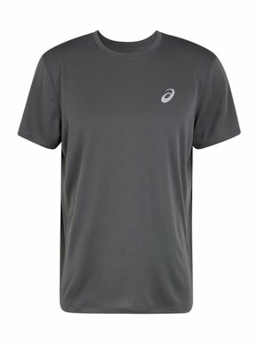 Kratka majica za tek Asics Core siva barva - siva. Kratka majica za tek iz kolekcije Asics. Model izdelan iz hitrosušečega materiala.