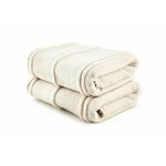 Kremno bele frotirne brisače v kompletu 2 ks 50x90 cm Arden – Foutastic