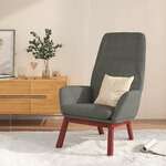 Greatstore Lounge fotelj, svetlo siv, oblazinjen s tkanino