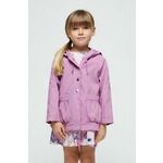 Otroška jakna Mayoral roza barva - roza. Otroški jakna iz kolekcije Mayoral. Prehoden model, izdelan iz gladkega materiala.