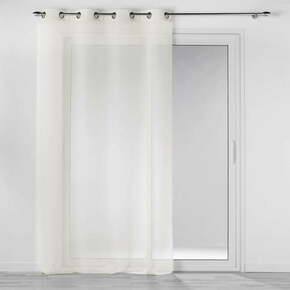 Kremno bela prosojna zavesa 140x240 cm Casual – douceur d'intérieur