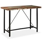 Greatstore Barska miza iz trdnega predelanega lesa 150x70x107 cm