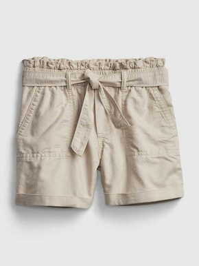 Gap Otroške Kratke hlače high-rise paperbag waist shorts XL