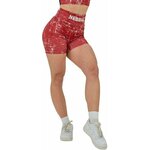 Nebbia High Waisted Leggings Shorts 5" Hammies Red S Fitnes hlače
