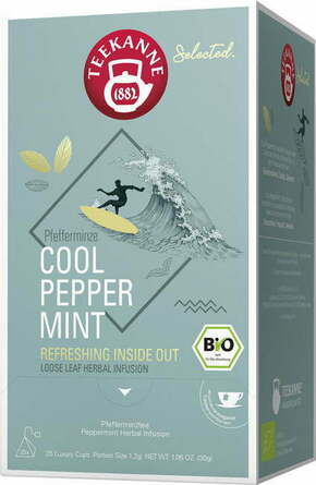TEEKANNE Bio Luxury Cup Cool Peppermint Bio - 25 piramidnih vrečk