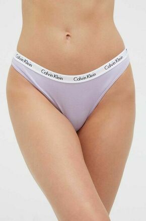 Calvin Klein Underwear 0000D1618E - vijolična. Spodnjice iz kolekcije Calvin Klein Underwear. Model izdelan iz bombažne pletenine.