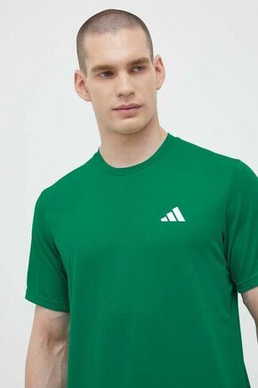 Kratka majica za vadbo adidas Performance Train Essentials zelena barva - zelena. Kratka majica za vadbo iz kolekcije adidas Performance. Model izdelan iz recikliranega materiala