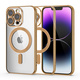 Tech-protect Magshine MagSafe ovitek za iPhone 14 Pro, zlato