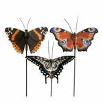 Vrtni količki v kompletu 3 ks iz poliresina Butterfly – Esschert Design