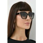 Sončna očala Furla ženska, črna barva, SFU708_540700 - črna. Sončna očala iz kolekcije Furla. Model s toniranimi stekli in okvirji iz plastike. Ima filter UV 400.