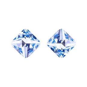 Preciosa Uhani z modrim kristalom Optica 6142 58