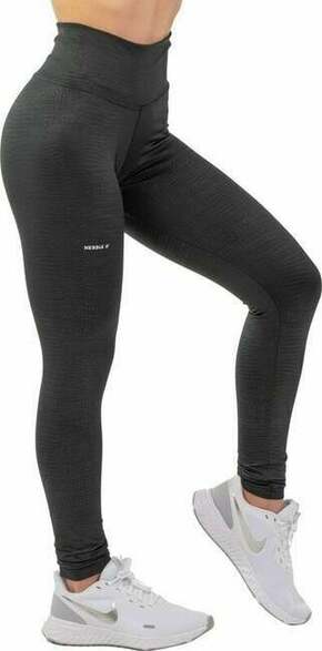 Nebbia Python SnakeSkin High-Waist Leggings Black XS Fitnes hlače