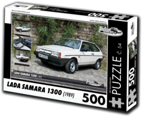 WEBHIDDENBRAND RETRO-AUTA Puzzle št. 54 Lada Samara 1300 (1989) 500 kosov