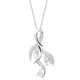 Preciosa Očarljiva ogrlica iz rožmarina 5228 00 (veriga, obesek) srebro 925/1000