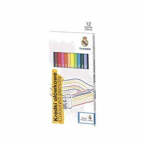 Astra Ergonomski trikotni barvni svinčniki 12 kosov REAL MADRID
