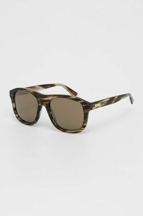 Sončna očala Gucci moški - pisana. Sončna očala iz kolekcije Gucci. Model z enobarvnimi stekli in okvirji iz plastike. Ima filter UV 400.
