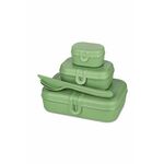 Lunchbox Koziol Pascal Ready Organic - zelena. Lunchbox iz kolekcije Koziol. Model izdelan iz umetne snovi.