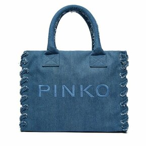 Pinko Ročna torba Beach Shopping PE 24 PLTT 100782 A1WT Mornarsko modra