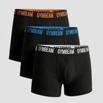 GymBeam Moške boksarice FIT 3Pack iz bombaža Supima