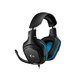 Logitech G432 gaming slušalke, 3.5 mm/USB, modra/črna, 107dB/mW, mikrofon